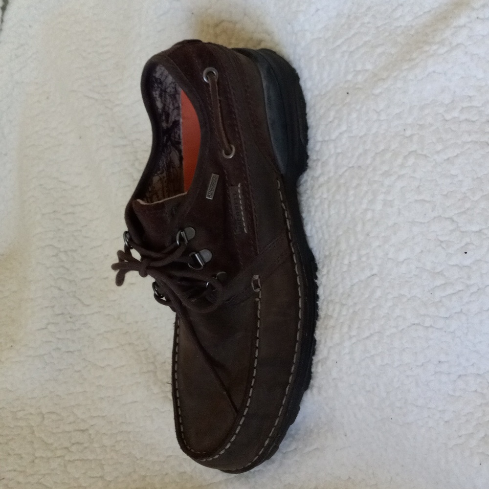 Merrell Palvai Mens Size 11 Hiking Shoes Espresso Suede Leather Waterproof